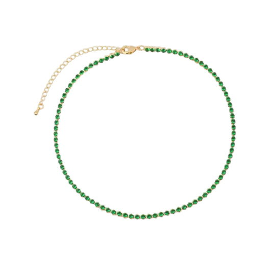 Siena necklace ( green)