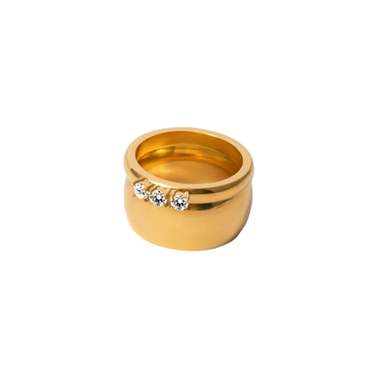 Golden Saint-Tropez ring