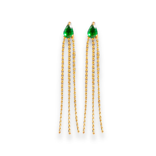 Green Lombardia earrings