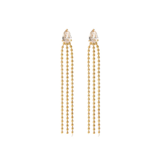 White Lombardia earrings