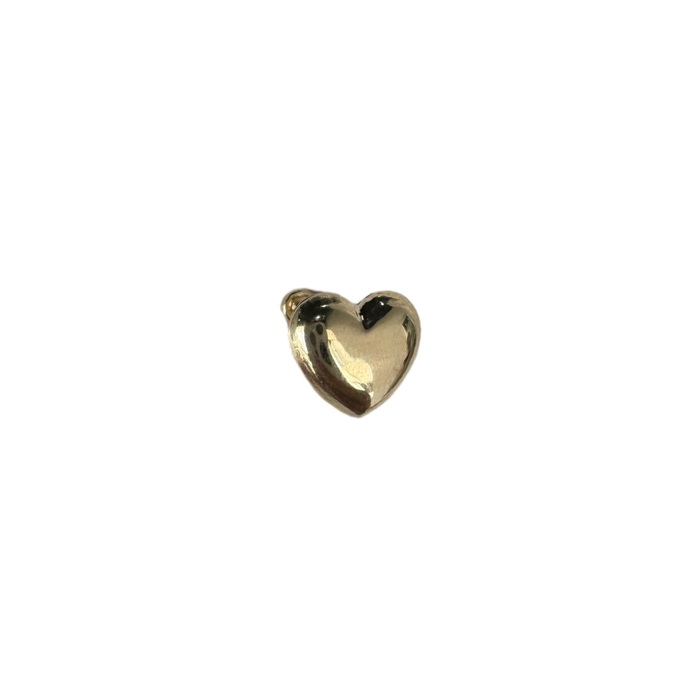 Piercing corazon dorado oro 10k