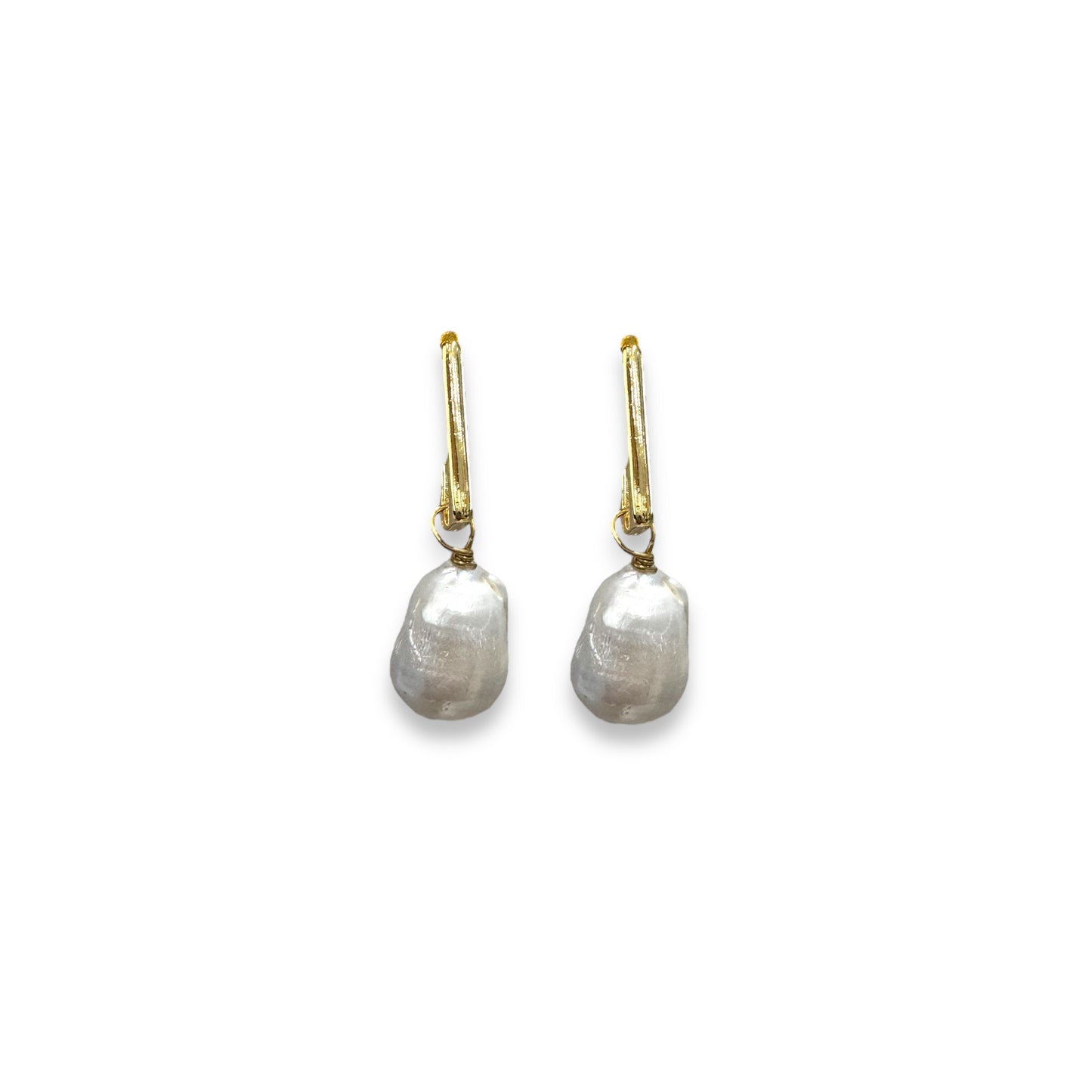 Aretes perlas barrocas