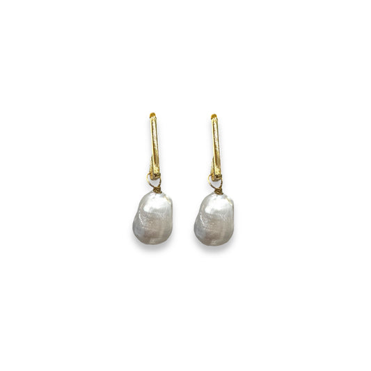 Aretes perlas barrocas